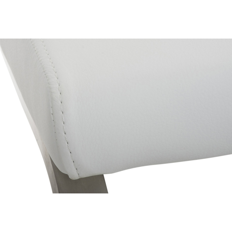 Ensemble de 2 chaises de salle à manger Belfort blanches