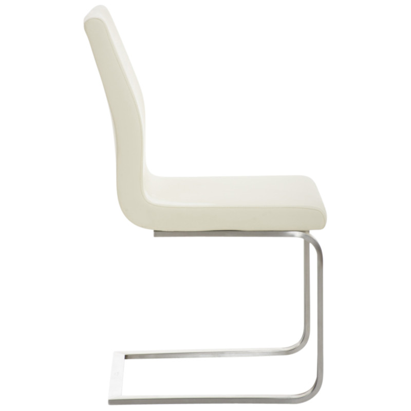 Ensemble de 2 chaises de salle à manger Belfort crème