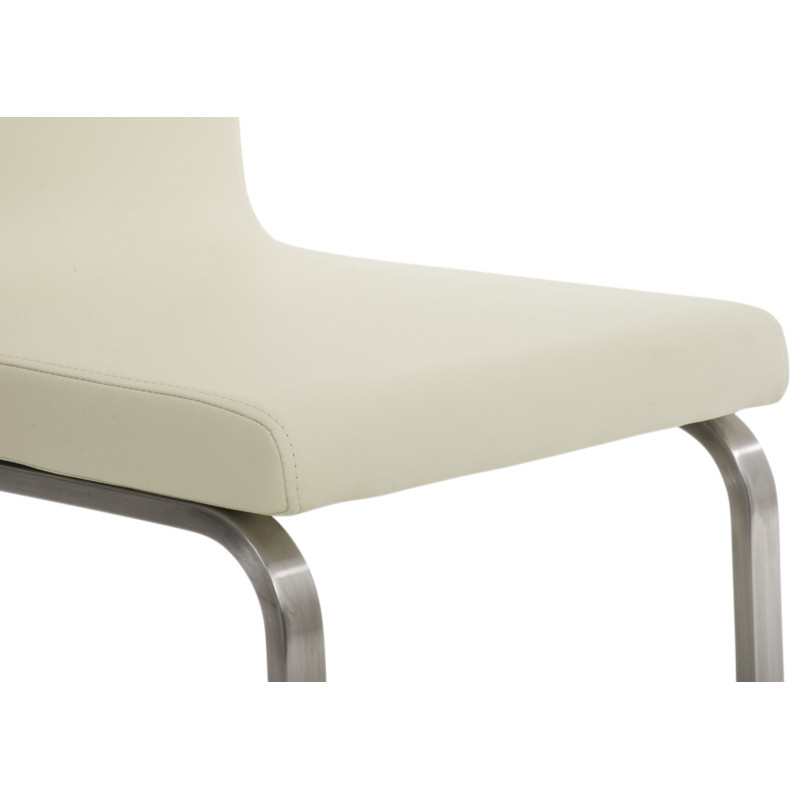 Lot de 2 chaises de salle à manger Belfort crème