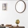 Miroir mural Alexandra House Living Doré 2 x 61 x 61 cm Cercle