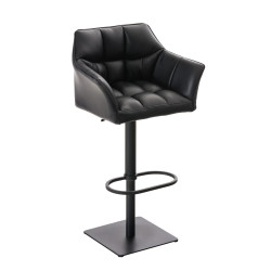 Tabouret de bar Damaso B noir