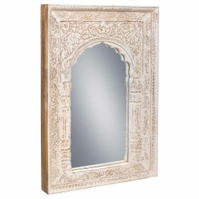 Miroir mural Alexandra House Living Crème 6 x 60 x 87 cm Rectangulaire