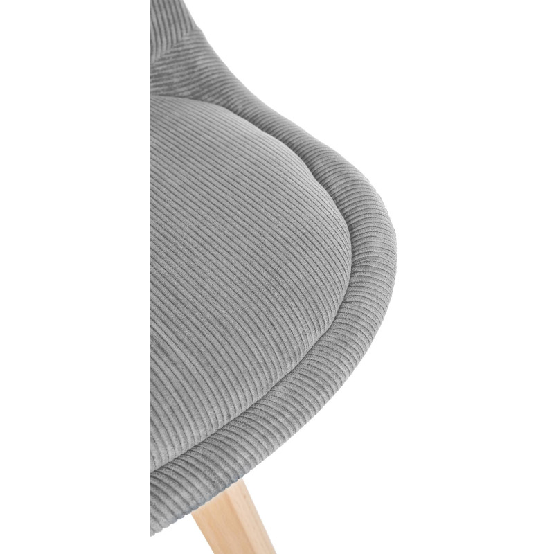 Chaise Linares Cord gris