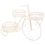 Sous-pot Alexandra House Living Blanc Métal Fer Bicyclette 28 x 28 x 28 cm