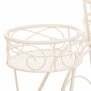 Sous-pot Alexandra House Living Blanc Métal Fer Bicyclette 28 x 28 x 28 cm