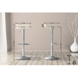 Tabouret de bar DYN crème