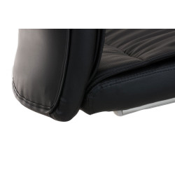 Chaise visiteur Caro noire