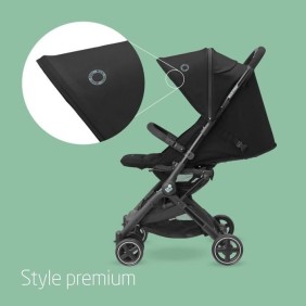 MAXI-COSI Poussette canne ultra compacte Lara 2, 0-4 ans, 0-22 kg, pliage automatique, 3 positions d'inclinaison, Essential Blac