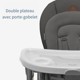 MAXI-COSI Minla Chaise haute évolutive - De la naissance a 6 ans - Beyond Graphite Eco