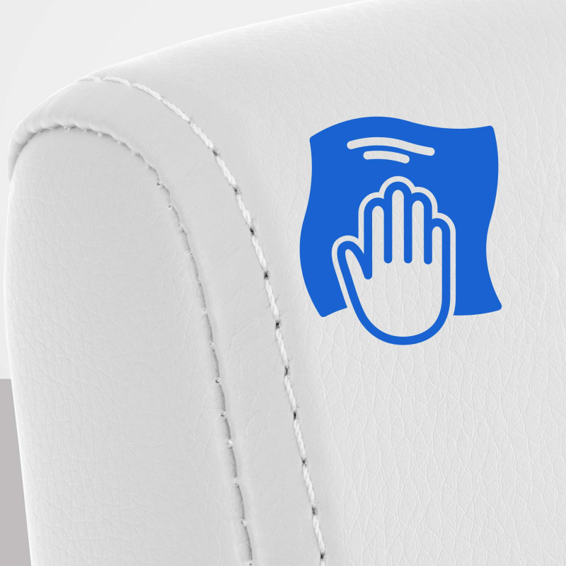 Chaise de salle à manger Colmar blanche