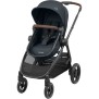 MAXI-COSI Poussette 2 en 1 Zelia 3, nacelle intégrée, 4 roues, Essential Graphite