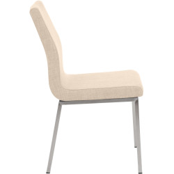 Chaise de salle à manger Colmar TISSU crème
