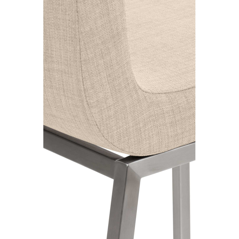 Chaise de salle à manger Colmar TISSU crème