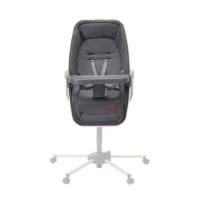 MAXI COSI Kit repas pour transat Alba, chaise haute bébé avec tablette + housse de protection Beyond Graphite, de 6 mois a 3 ans