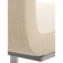 Chaise de salle à manger Belfort TISSU crème