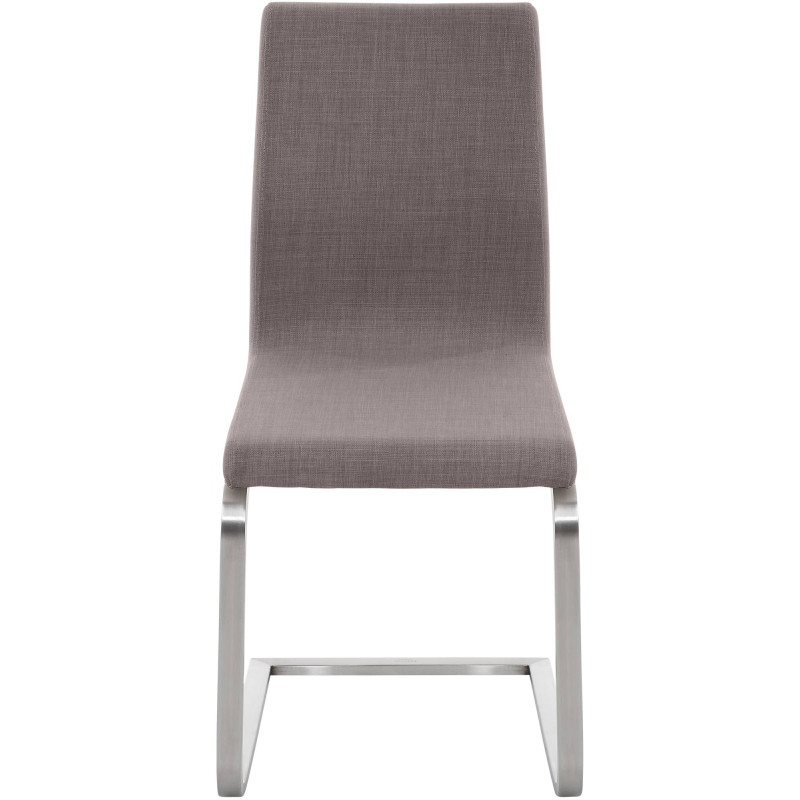 Chaise de salle à manger Belfort TISSU gris