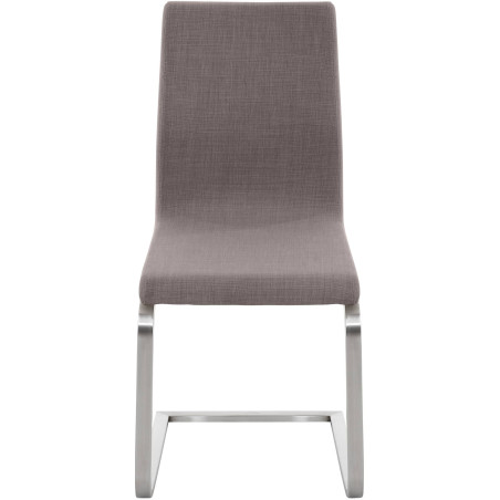 Chaise de salle à manger Belfort TISSU gris
