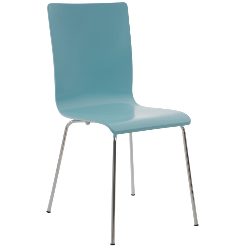 Chaise visiteur Pepe bleu clair