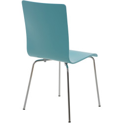 Chaise visiteur Pepe bleu clair