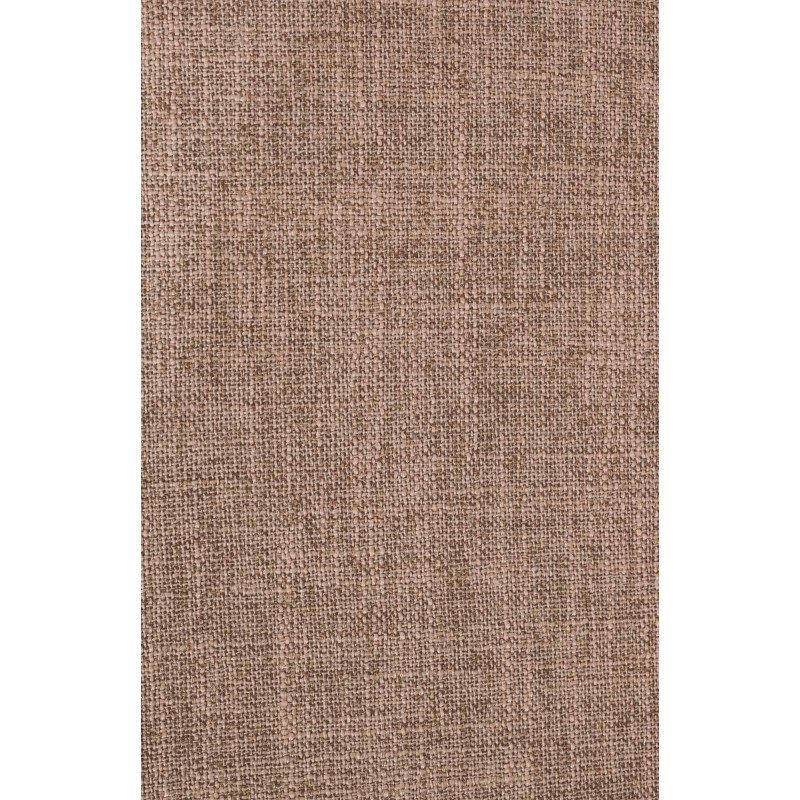 Chaise visiteur Kingston en tissu naturel/crème