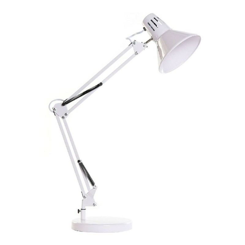 Lampe de bureau DKD Home Decor Blanc Métal (22 x 39 x 69 cm)