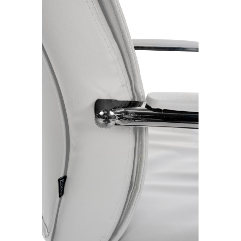 Chaise visiteur Sievert blanche