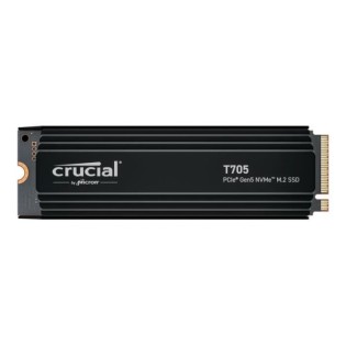 SSD Interne Gaming avec Dissipateur Premium - CRUCIAL - T705 SSD 1To PCIe Gen5 NVMe M.2 (2024) - CT1000T705SSD5