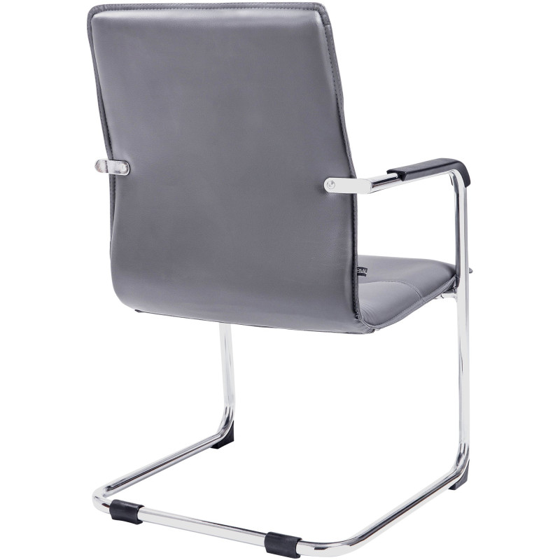 Lot de 2 chaises visiteurs Seattle gris