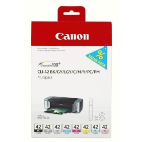 Cartouche d'encre CLI-42 8inks - CANON - Noir et couleur - Capacité standard - multipack 8 encres