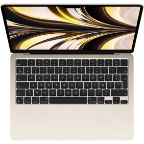 Apple - 13,6 MacBook Air M2 - RAM 8Go - Stockage 256Go - Lumiere Stellaire - AZERTY