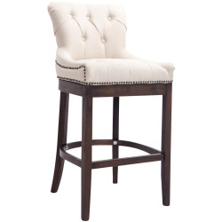 Tabouret de bar en tissu...