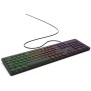 Clavier filaire RGB - MOBILITY LAB - ML306858 - AZERTY - Touches rondes - Noir