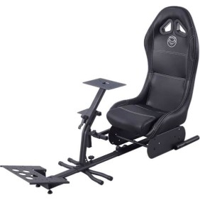 Siege simulation gaming - MOBILITY - QWARE GAMING RACE SEAT MAX - Noir