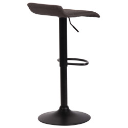 Tabouret de bar Dyn V2 en tissu gris foncé