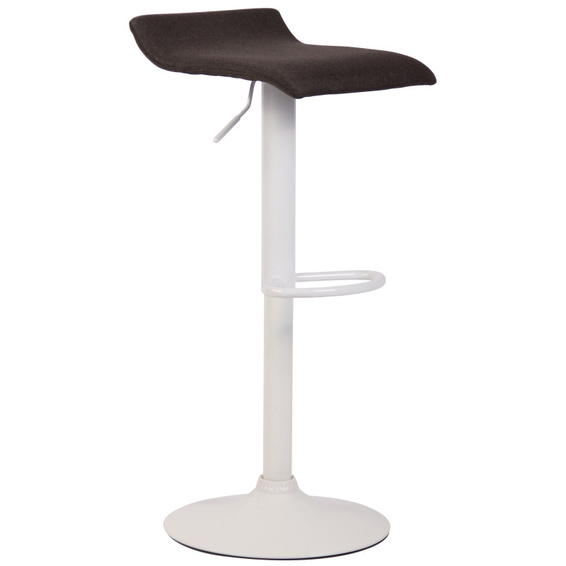 Tabouret de bar Dyn V2 en tissu gris foncé