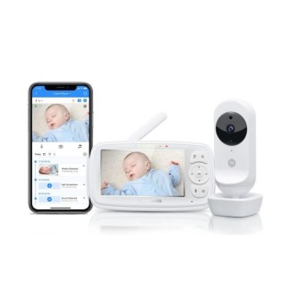 Ecoute bébé VM 44 CONNECT 2 EN 1 WIFI SUR TEL +  Gd ECRAN 4,3 - Temperature -  T-Walkie - MOTOROLA