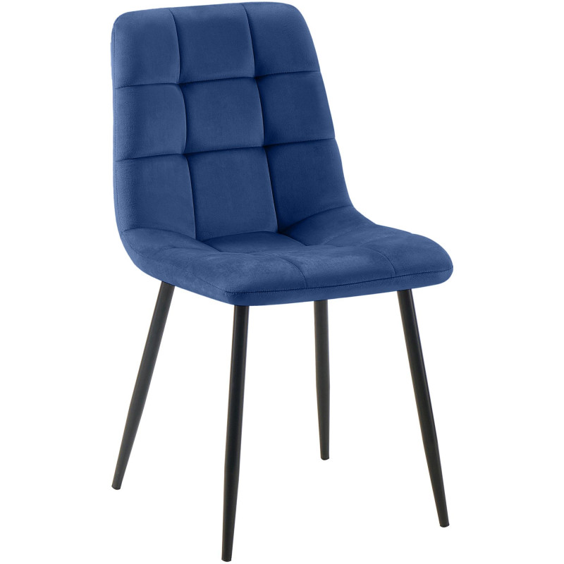 Chaise de salle à manger Antibes bleue