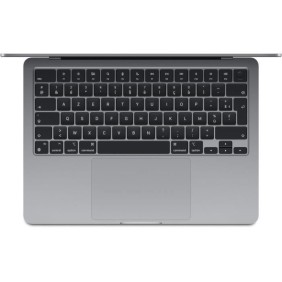 Apple - 13,6 MacBook Air M3 (2024) - RAM 8Go - Stockage 256Go - Gris Sidéral - AZERTY