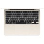 Apple - 13,6 MacBook Air M3 (2024) - RAM 8Go - Stockage 256Go - Lumiere Stellaire - AZERTY