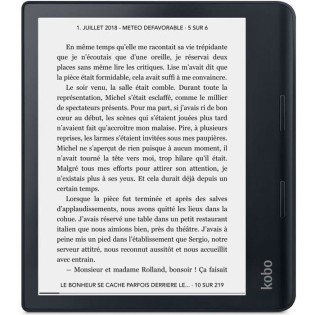 Liseuse KOBO Sage - 8 - 300ppp - Comfortlight PRO - Waterproof - Bluetooth - 32Go