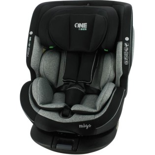 Siege auto - NANIA - ONE ISOFIX R 129 - 0 a 12 ans - Pivotant - 40-150 cm - Noir