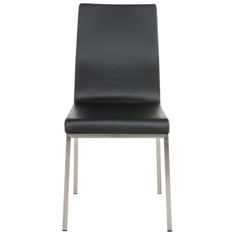 Ensemble de 2 chaises de salle à manger Colmar noires