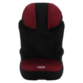 Rehausseur isofix NANIA START I FIX 106-140cm R129 –de 5 a 10 ans– Tetiere réglable – Base inclinable – Rouge -Fabrication