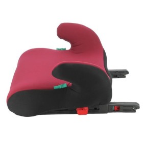 Rehausseur fixations isofix NANIA ALPHIX 126-150 cm R129  – de 8 a 12 ans – Fabrication Française - Avec accoudoirs - Rouge