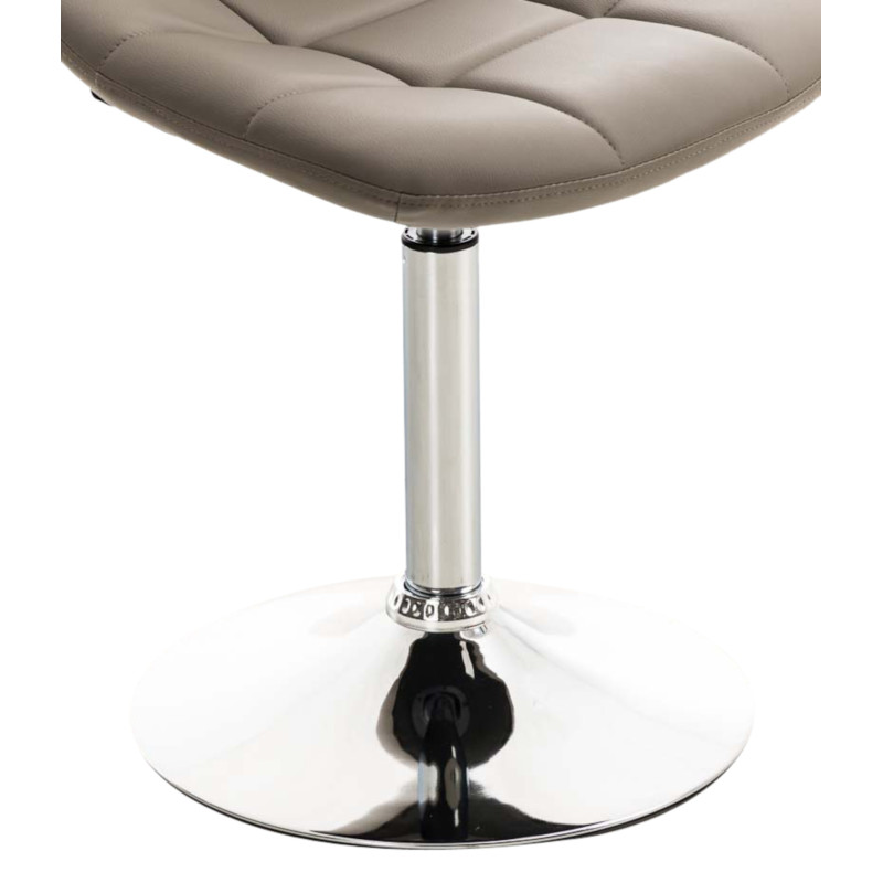 Ensemble de 2 chaises Emil, similicuir, taupe