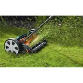 GARDENA Tondeuse hélicoidale 400 Classic– Surface tonte max 200mІ – Hauteur de coupe 12 a 42mm – Largeur de coupe 40cm – (4018-2