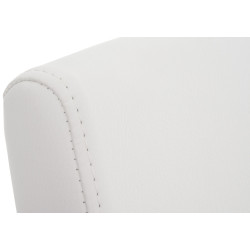 Lot de 2 chaises de salle à manger Colmar blanches