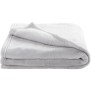 DOMIVA Couverture Microdoux - Microfibre 100% Polyester - Uni - Perle - 75 x 100 cm