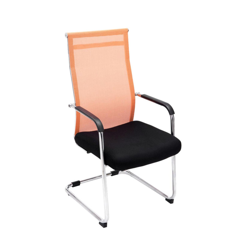 Lot de 2 chaises visiteurs Brenda orange
