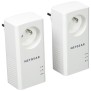 NETGEAR PLP1000 Pack de 2 prises CPL 1000 Mbps avec Prise filtrée et Port Gigabit